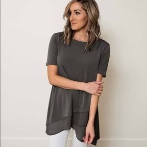 Cross Cross Hem Top